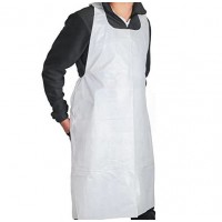 Poly Aprons, White Embossed, 100/Box